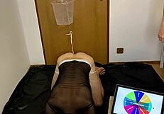 CBT and ball torture: Mistress teases and denies orgasm